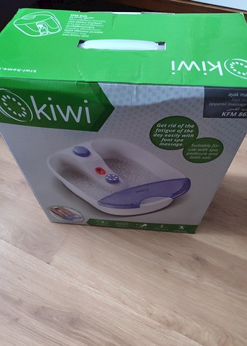 Kiwi Beyaz Ayak Spa Masaj Aleti - Görsel 3