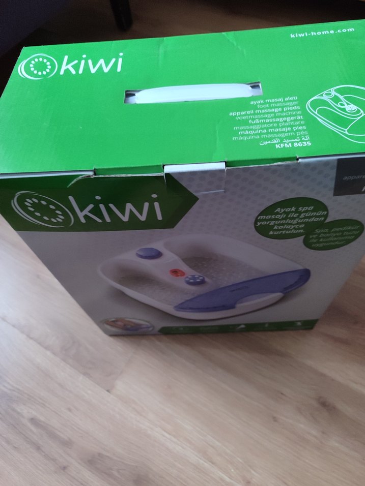 Kiwi Beyaz Ayak Spa Masaj Aleti - Görsel 2