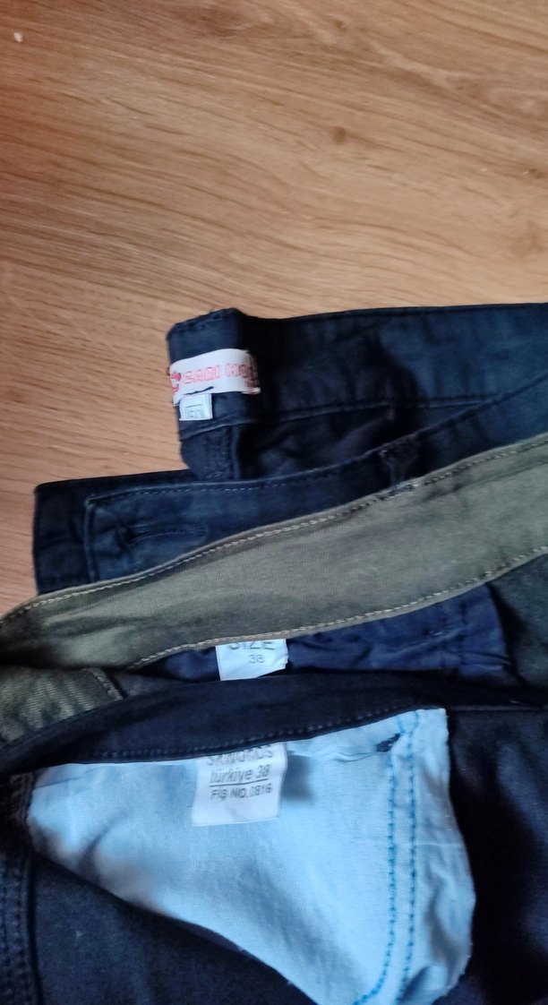 Kemer Detaylı Hamile Kot Pantolon 3 adet aynı fiyattır - Görsel 3