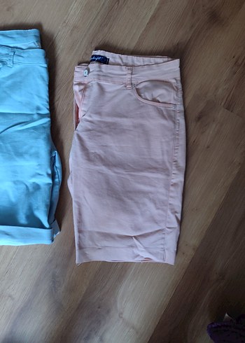 Mavi Pamuklu Mini şort ikisi aynı fiyat - Görsel 3