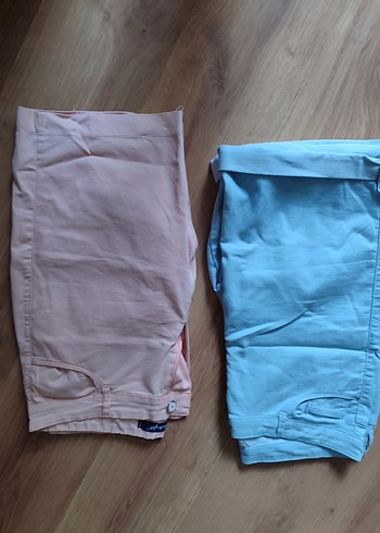 Mavi Pamuklu Mini şort ikisi aynı fiyat - Görsel 2