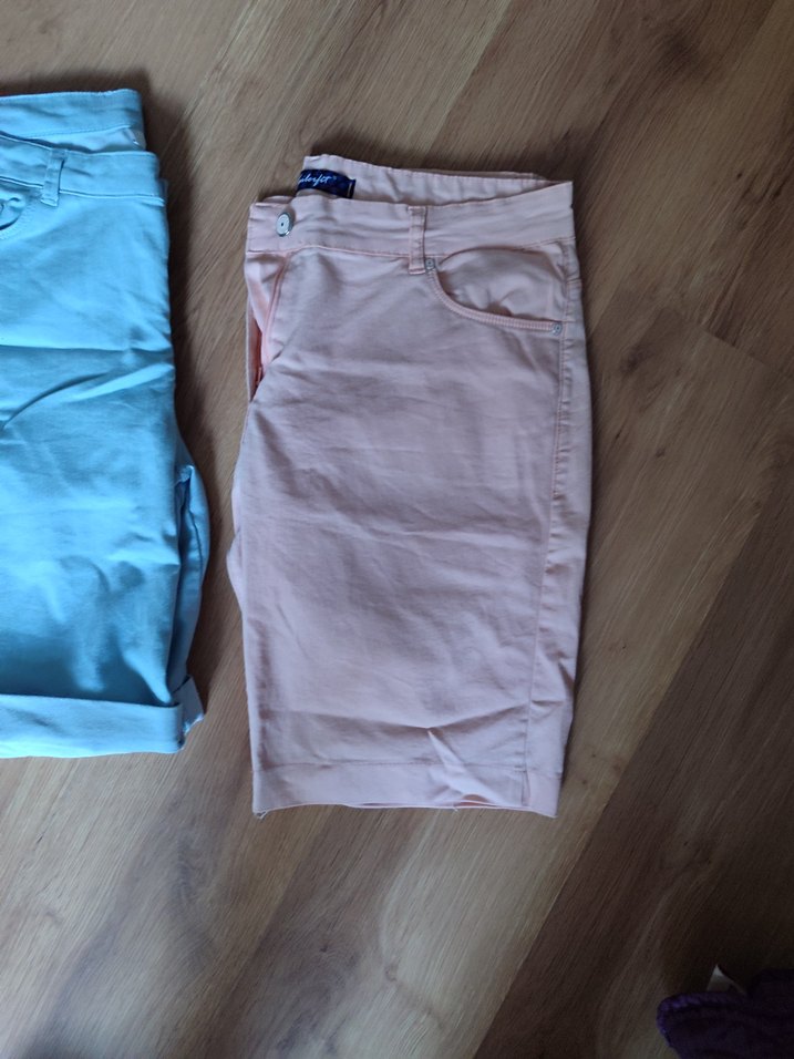 Mavi Pamuklu Mini şort ikisi aynı fiyat - Görsel 3