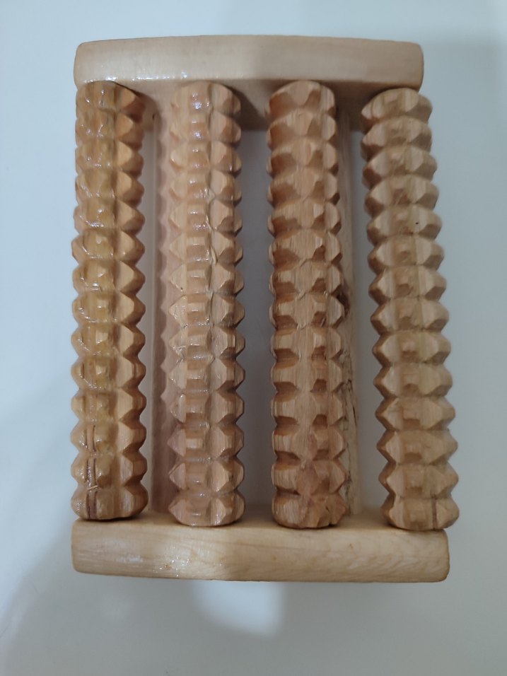 Bej Ahşap Ayak Masaj Aleti - Görsel 3