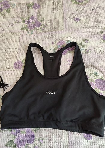 Roxy Siyah Spor Sütyeni