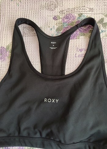 xl Beden siyah Renk Roxy Siyah Spor Sütyeni