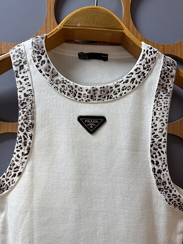 Prada Prada leopar kadın atlet