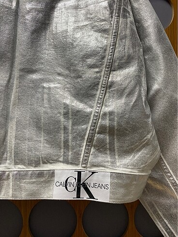 Calvin Klein Calvin klein gümüş kot ceket