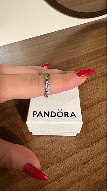 Beden gri Renk Pandora Kaderin Döngüsü Gümüş Yüzük