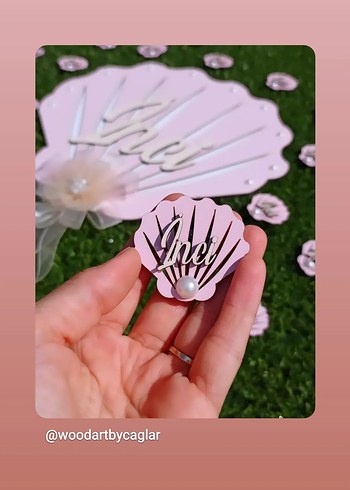 Pembe Deniz Kabuğu magnet