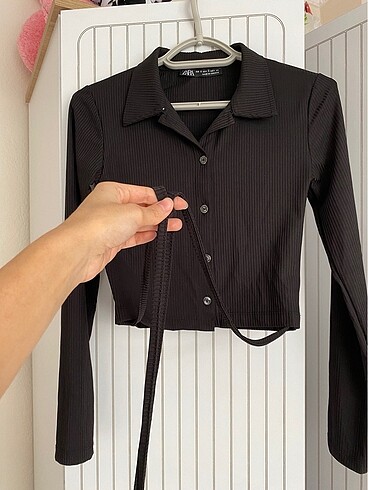 Zara crop gömlek