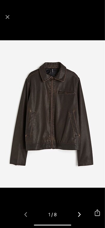 xl Beden H&M deri ceket