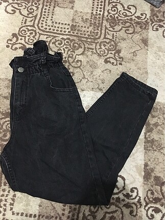 Topshop yüksek bel büzgülü jean