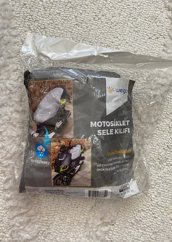 Gri Su Geçirmez Motosiklet Sele Kılıfı - Görsel 2