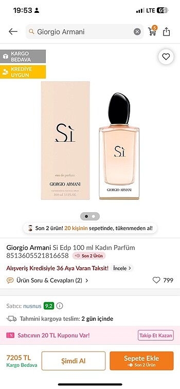 Giorgio armani si