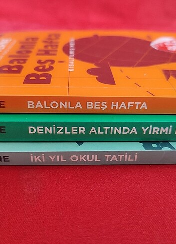  Jules Verne Kitapları 3 Adet
