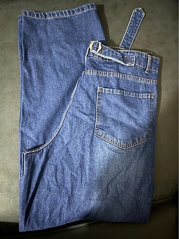 Belden kemerli jean