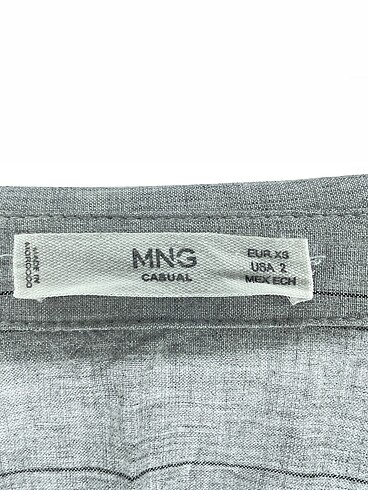 xs Beden gri Renk Mango Bluz %70 İndirimli.