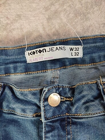xl Beden mavi Renk Koton jean