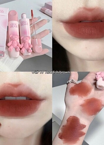Gege Bear Sweet Pink Bear Lipstick 