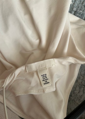 H&M Beyaz İnce Askılı Bodu