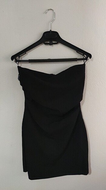 Zara siyah mini elbise