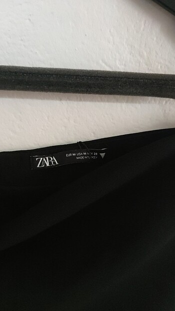 m Beden Zara siyah mini elbise
