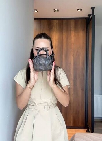 xs Beden Zara ZW collection kemerli elbise