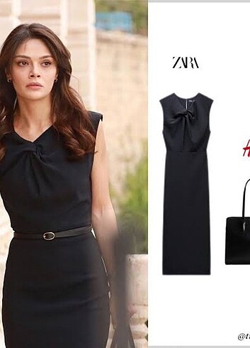 Zara Zara yeni sezon düğümlü elbise
