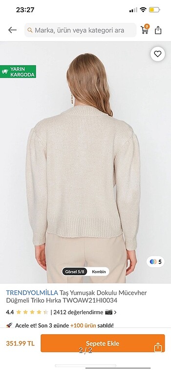 Kazak ceket - Görsel 2