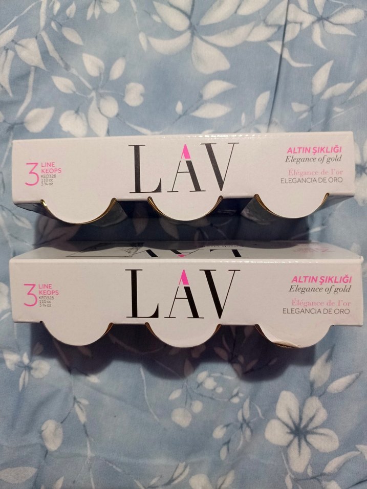 Altın Kenarlı LAV 6'lı Kahve Yanı Su Bardağı Seti - Görsel 2