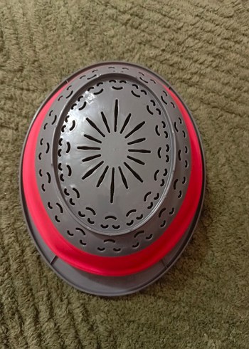 Kırmızı Katlanabilir Süzgeç - Görsel 4