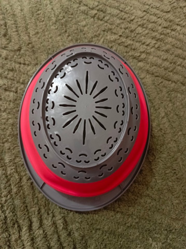 Kırmızı Katlanabilir Süzgeç - Görsel 4