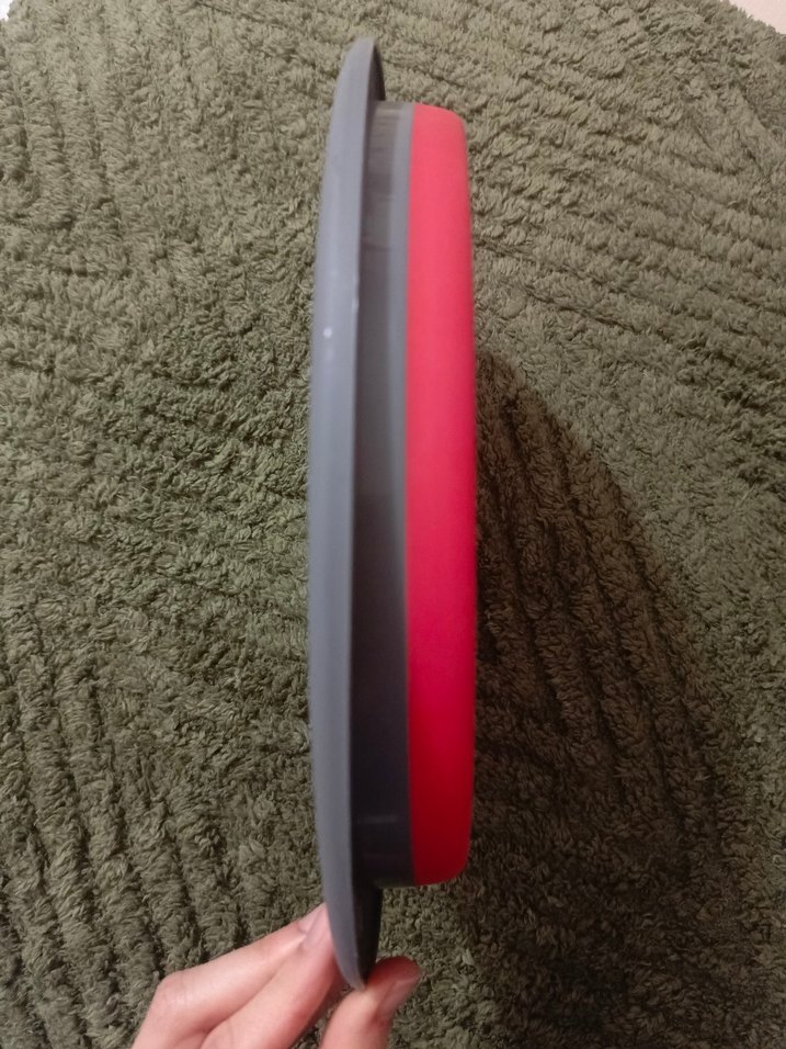 Kırmızı Katlanabilir Süzgeç - Görsel 2