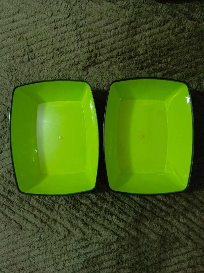 2 Adet Plastik Kase - Görsel 2