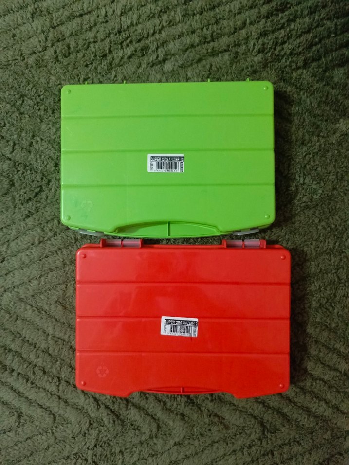 Çok Bölmeli Renkli Takı Organizer Kutusu 2 Adet - Görsel 2