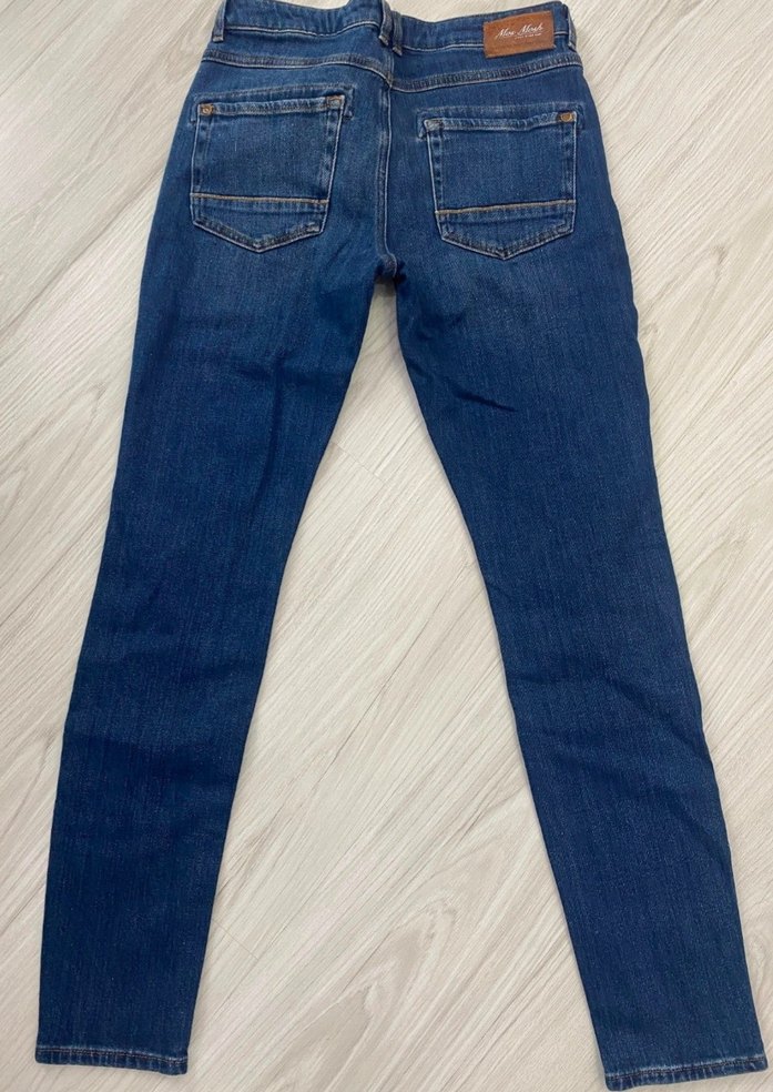 Koyu Mavi Denim Mos Mosh Marka Jean — görsel 3/4