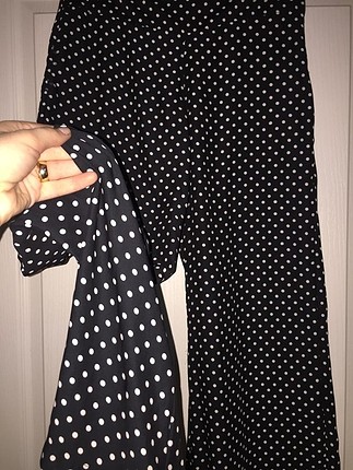 zara puantiyeli pantolon
