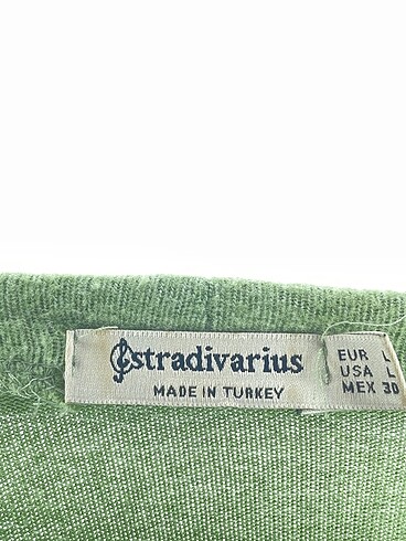 l Beden yeşil Renk Stradivarius Kazak / Triko %70 İndirimli.