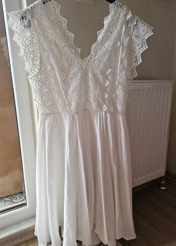 Dantel Detaylı Beyaz Hamile Bluzu - Görsel 3