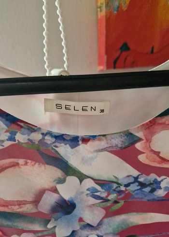 Desenli Uzun İnce Askılı Hamile Bluzu - Görsel 15