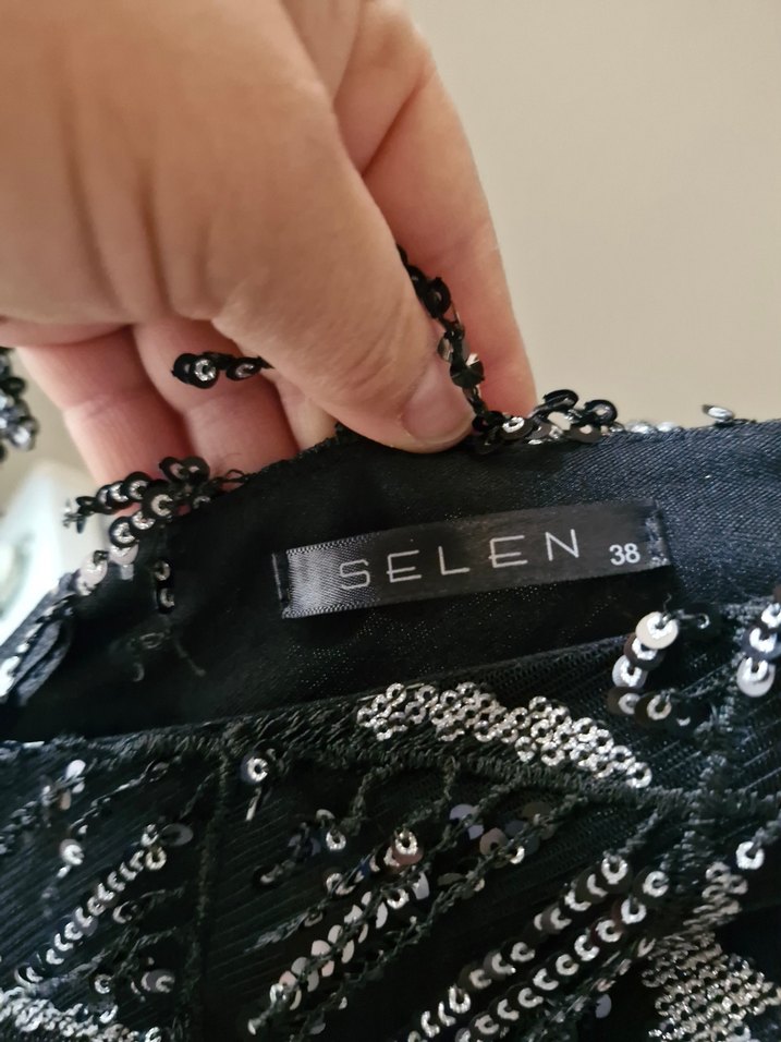 Desenli Uzun İnce Askılı Hamile Bluzu - Görsel 5