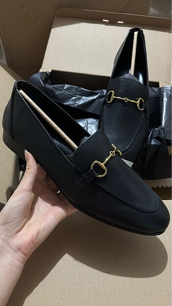38 Beden Mango loafer ayakkabı