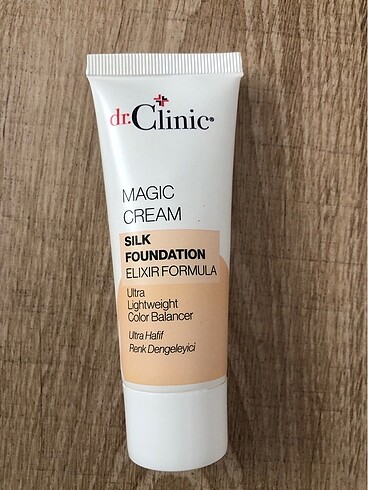 Beden Renk Dr. Clinic MAGIC CREAM SILK FOUNDATION Ultra Hafif Renk Dengeli