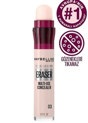 Maybelline Instant Anti Age Eraser Concealer - Göz Altı Kapatıcı