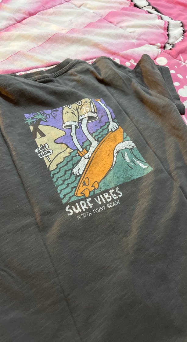 Erkek çocuk için Kahverengi Baskılı Kısa Kollu Tişört - Görsel 3