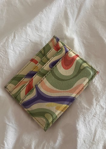 Diğer Renkli Batik Desenli Elastik Kadın Cüzdanı