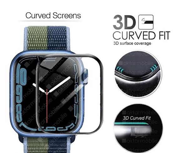 Apple Watch 41 mm Nano 3D Ekran Koruyucu