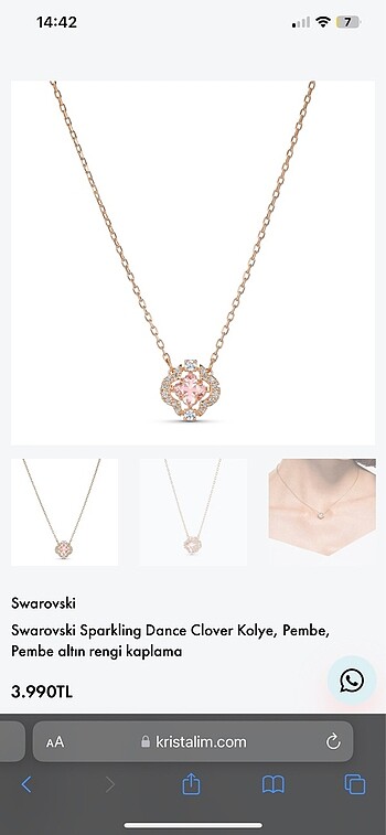 swarovski Swarovski kolye