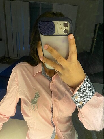 Polo Ralph Lauren pembe gömlek orijinal
