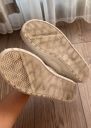 39 Beden beyaz Renk Beyaz Minimalist Kadın Spor Ayakkabı